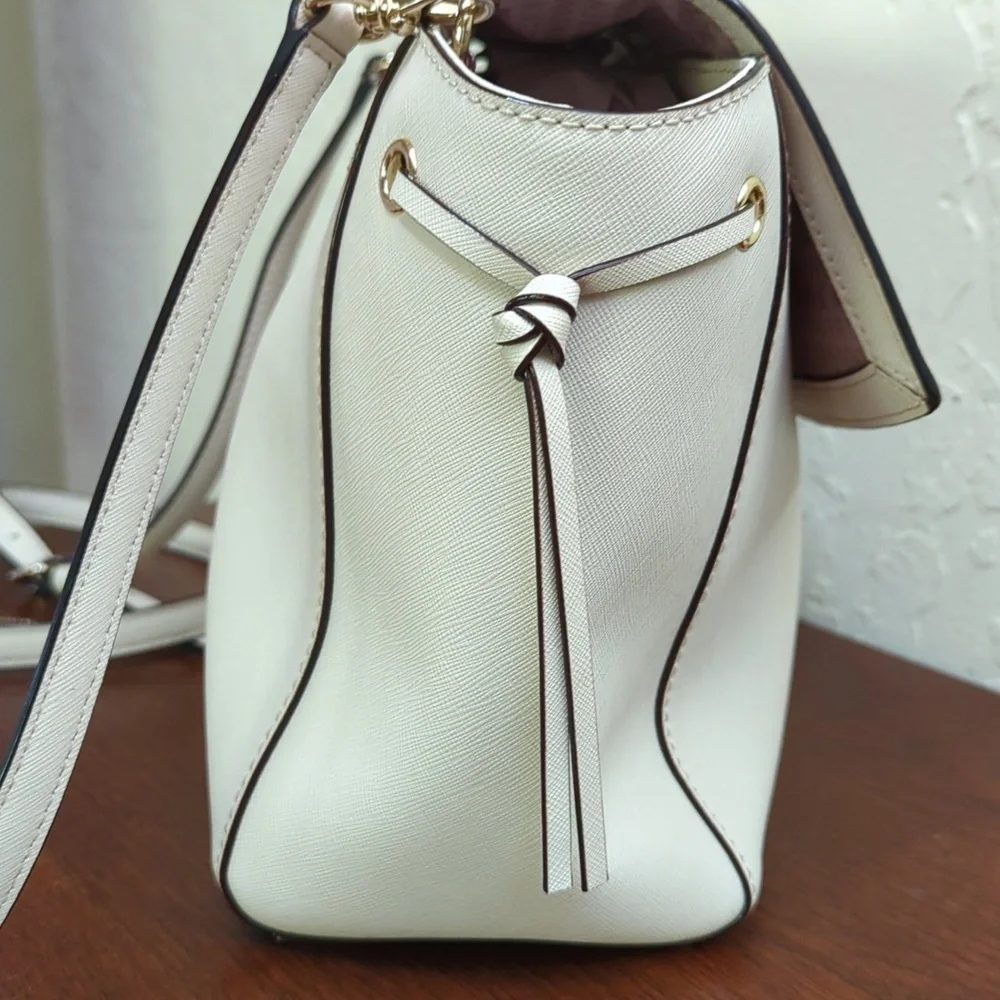 NEW Kate Spade Laurel Way Lilah Satchel Crossbody Almondine